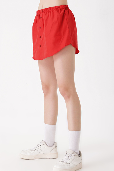 Bigdart 1888 Hanorac și cămașă sub fustă de pulover - roșu