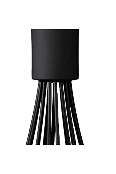 Yenigeldi مضرب سيليكون عملي - رمادي وأسود، مضاد للخدش، طعام، فطيرة، طبخ، خلط، رغوة