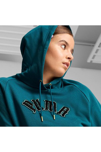 Puma Дамски суитшърт с удобна кройка - класически
