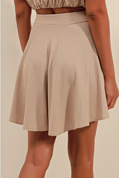 Bigdart 1885-ös kiszélesedő miniszoknya - bézs