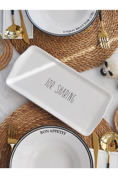 M'art Home For Sharing Shared Snack Plate