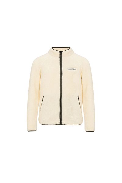 Merrell Ecru Women's Fleece Sweatshirt - Stand Collar M23Jody Jody