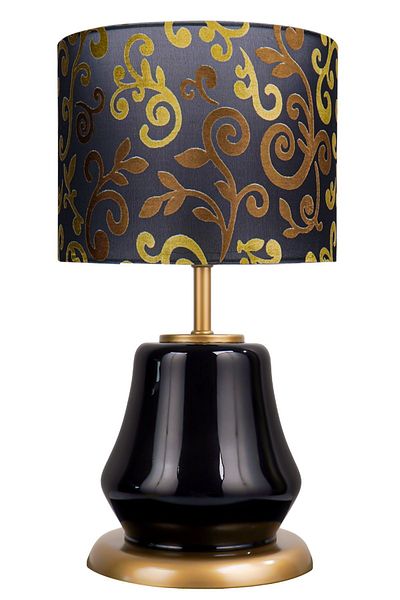 MINIMAL ETICARET VE BILGI TEKNOLOJILERI Elite Gloss Black Lampshade Glass