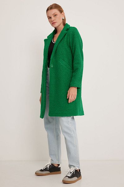 Bigdart 9082 Παλτό Cashmere Oversize - Πράσινο