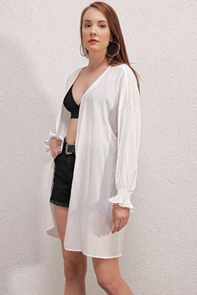 Bigdart 5882 Salaş Kimono - Beyaz