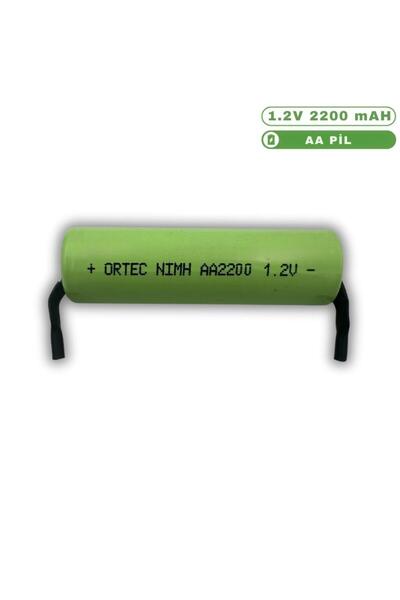 ORTEC Aa 1.2v Ni-mh 2200mah Puntalı Şarj Edilebilir Kalem Pil