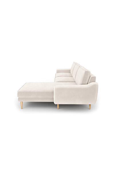 Normod Klem 280 x 171 Köşe Ahşap Ayak - Kadife