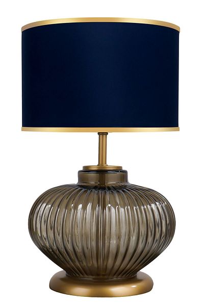 MINIMAL ETICARET VE BILGI TEKNOLOJILERI Black Ellipse Transparent Glass Lampshade