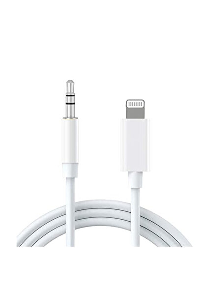 EXENAR iPhone 11 12 13 14 Uyumlu Araç AUX Ses Kablosu 1 metre Lightning 3.5mm...