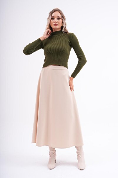 MODAJİN Black SCUBA Skirt