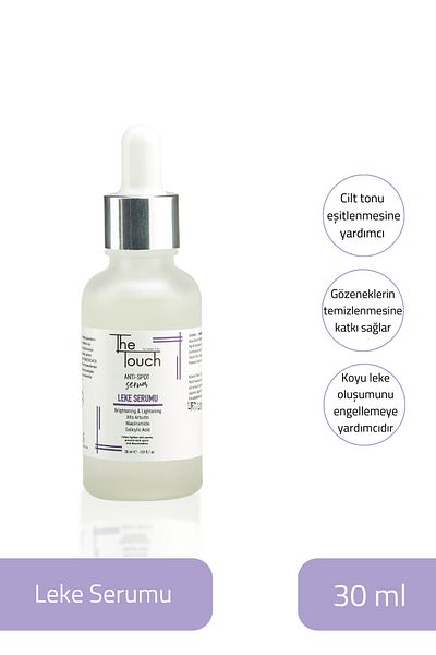 The Touch By Seda Altın Blemish Serum - Anti Spot Serum Alpha Arbutin, Niacinamide, Salicylic Acid, Brightening Serum 30 ML