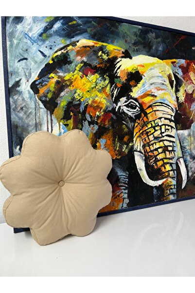 GULDESIGN وسادة ديزي |   كريم رمي البابونج