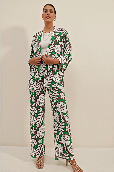 Bigdart Green Knitted 6582 Double Set