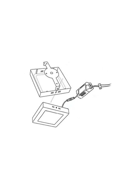 Cata Sıva Üstü Kare Led Armatür 30W 6400K Beyaz CT-5274-B
