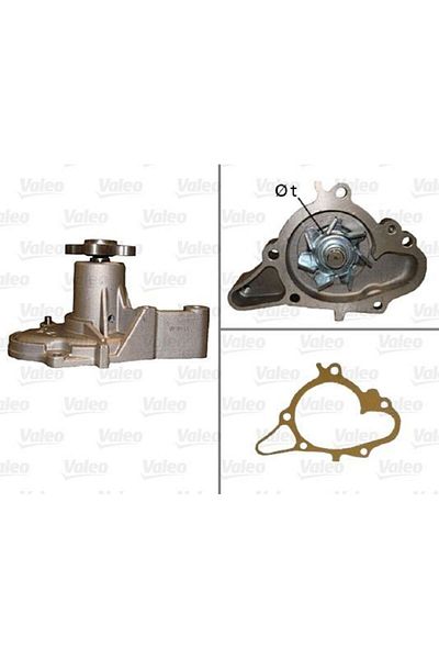 VALEO KIA PICANTO 1.0, 1.1 04-2510002566 WATER PUMP