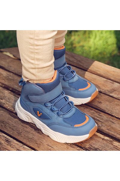 Vicco Ελαφριά και άνετα Ορθοπεδικά Αγόρια Baby Boots Denim Blue Vcnckb