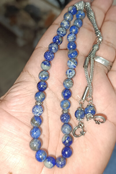 TAŞÇIZADE حجر اللازورد 6 ملم مسبحة من الحجر الطبيعي