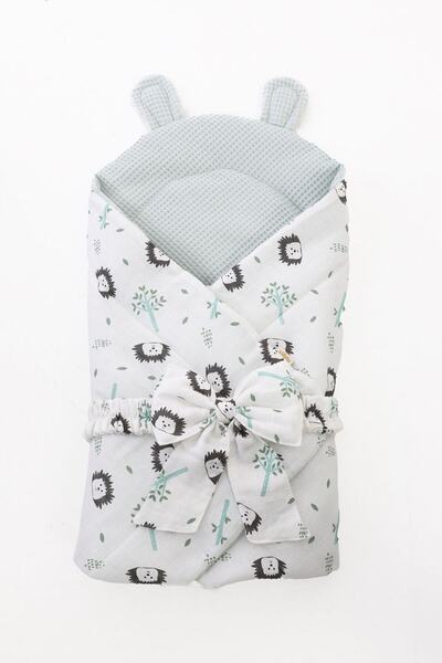 Yada Baby قماط أطفال موسلين وافل - 100% قطن، متعدد الأغراض، 86 × 86 سم (قماط،...