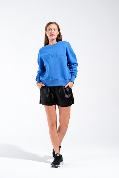 Signature Style 724511 _Sweat oversize pentru femei cu gât rotund