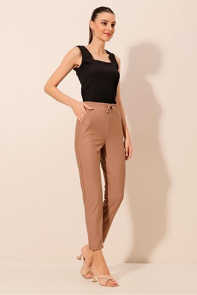 Bigdart 6560 Ελαστική μέση με κορδόνι - Camel