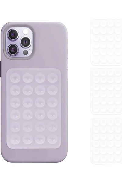 Denizcan Home Ahtapot Vantuzlu Telefon Tutucu Şeffaf Transparan Yüksek Kalite