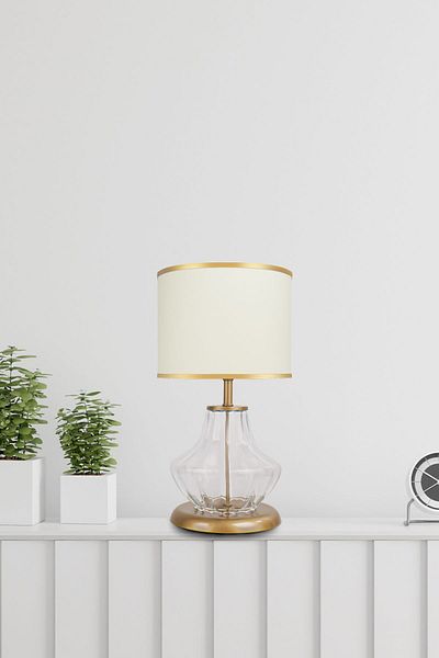 MINIMAL ETICARET VE BILGI TEKNOLOJILERI Prestige Gold Glass - Lampshade Model