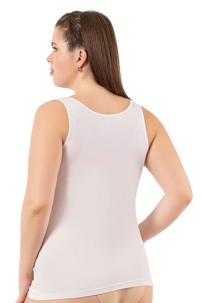 ÖZKAN underwear Özkan 25922 Maiou tricotat pentru femei, flexibil, moale, gros, cu gât rotund, dimensiuni mari