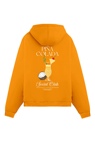 Mounte Bianca Унисекс Пина Колада - Стандартен суичър с качулка