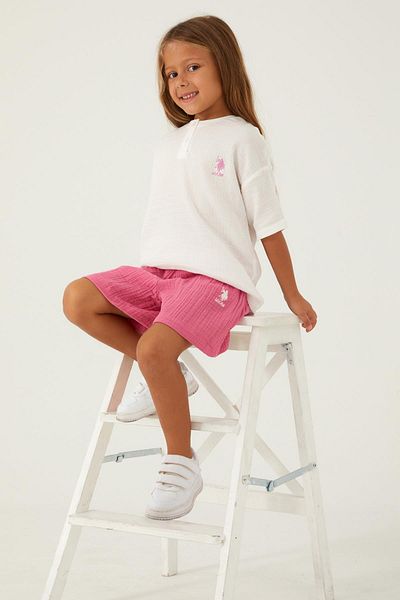U.S. Polo Assn. Set pantaloni scurți pentru fete US Polo 1446