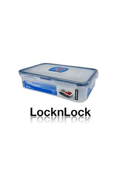 locknlock 800ml Rectangular  Airtight Food Storage with Divider