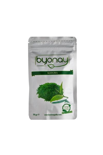 byonay Matcha (YEŞİL ÇAY PUDRASI) 50 gram