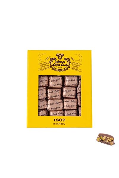 Şekerci Cafer Erol Krokan Çikolata - Sarı Kutu