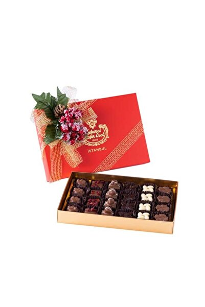 Şekerci Cafer Erol Spesiyal Çikolata - Hediyelik Özel Kırmızı Orta Set Kutu