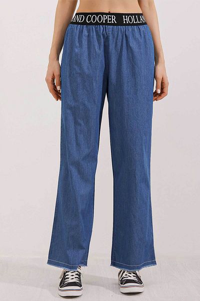 Bigdart 6616 Wide Leg Jeans - Navy Blue