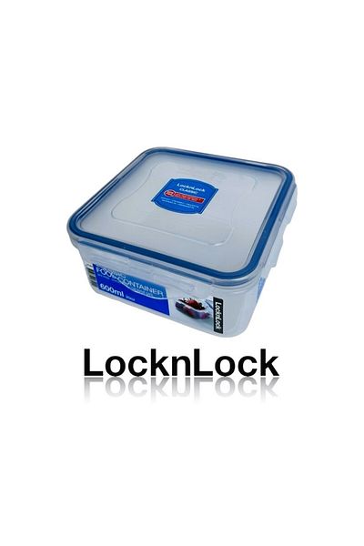 locknlock 600ml  Square  Airtight Food Storage   - BPA-Free, Microwave, Freezer, and Dishwasher Safe