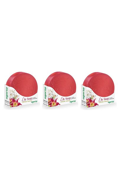 Agarta Natural Lily Soap 150 Gr X 3 Pieces