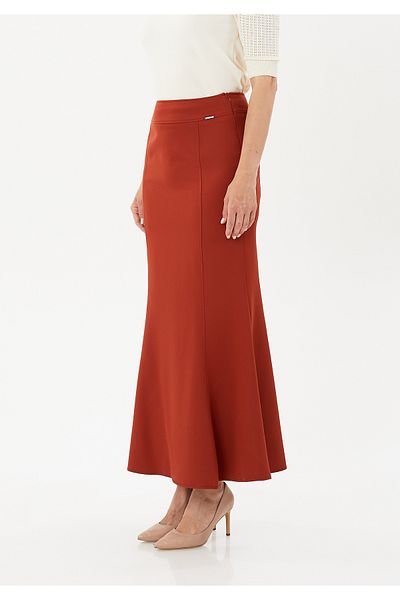 Guzella Fishtail Maxi Φούστα Ίσια Bodycon Φούστα ψαριού, Κομψή ψηλόμεση μάξι φούστα