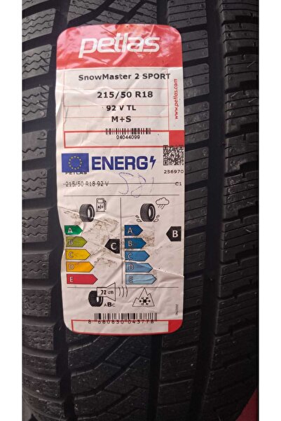 Petlas 215/50 R18 TL 92V SNOWMASTER 2 SPORT PETLAS KIŞ LASTİĞİ 2024 ÜRETİM