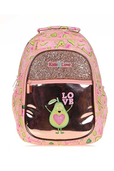 KAUKKO Avocado Patterned Kids&love Backpack