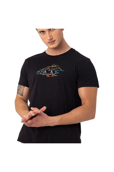 Merrell Ανδρικό μαύρο μπλουζάκι - Casual, Tamp Model