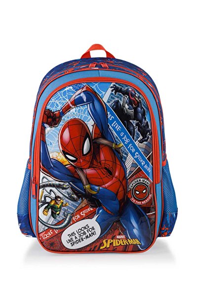 SPIDERMAN Erkek Çocuk Spider-Man Spiderman Hawk Savior İlkokul Çantası OTTO-4...