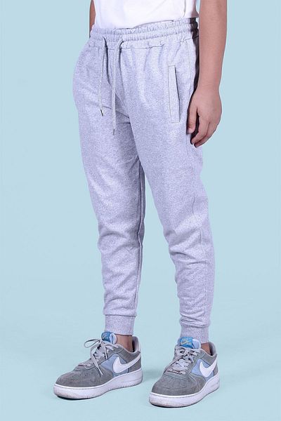 PANİO KİDS Pantaloni de trening gri pentru băiat cu buzunar dublu