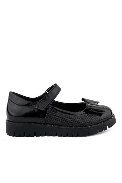Cici Bebe Ayakkabı Genuine Leather Black Patent Leather Girls' School Shoes