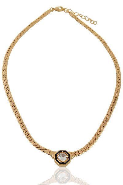 Çlk Accessories Serenay Premium Enameled Lilac Necklace