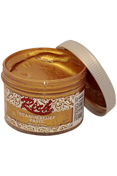 Rich Titanyum Rölyef Pasta 160 Cc Antik Altın 5516