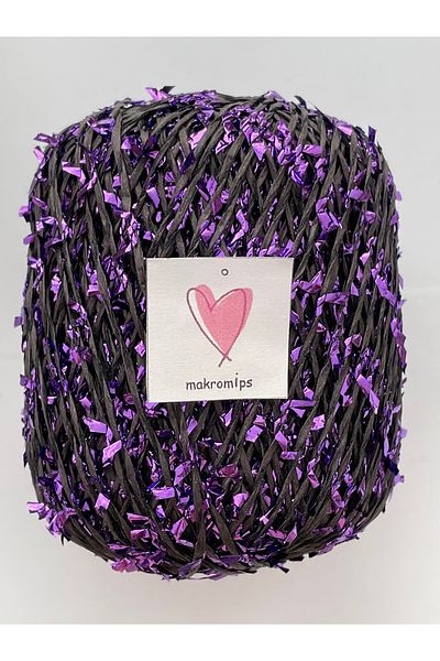 Makromİps Premium Metallic Confetti - Glittery Shiny Polyester βραδινό φόρεμα τσάντα και καπέλο Raffia (50gr/m+-5)