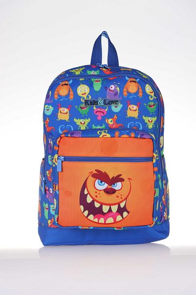 KAUKKO Geantă de școală Kids & Love Sweet Monster 39x27x19 (l5089)