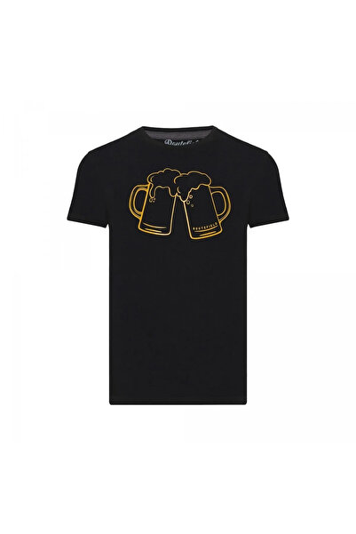 ROUTEFIELD Ανδρικό μπλουζάκι Trub ΜΑΥΡΟ ΑΝΔΡΙΚΟ ΜΠΛΟΥΖΑ RFTRUB23