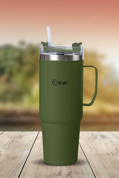 Kiwi Kt-8659 Thermos Cup with Straw 0.9 Lt