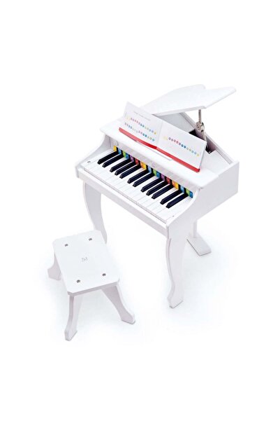 Hape Deluxe Grand Elektronik Piyano - Beyaz